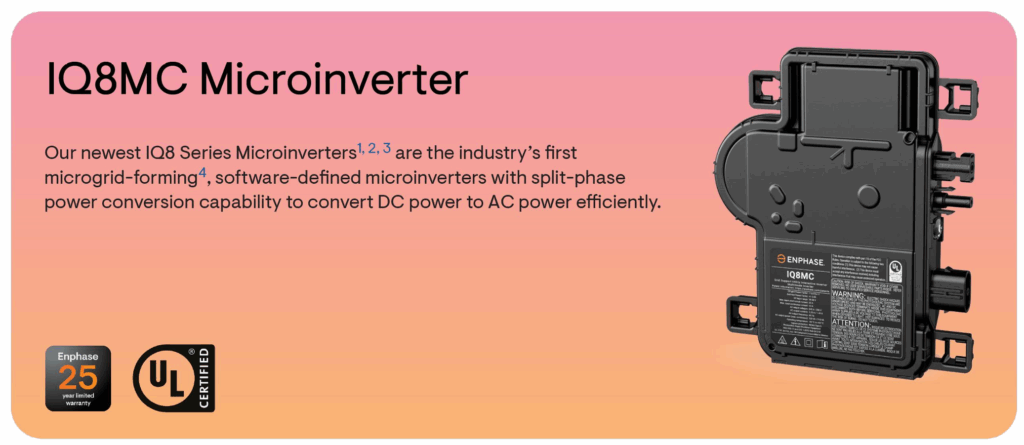 Enphase microinverter